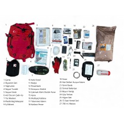 Anatolian Shield 72 Saatlik Afet ve Deprem Çantası