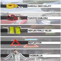Anatolian Shield Araç Acil Durum Kürek ve Trafik Seti Anatolian Shield Araç Acil Durum Kürek ve Trafik Seti