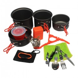 Camping Set with Gas Burner